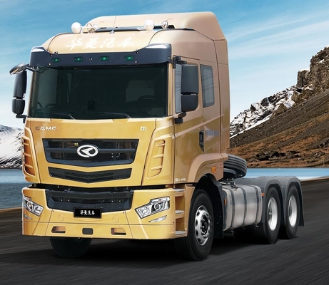 Tipper τρακτέρ CAMC 6*4 επικεφαλής ευρώ 3 diesel 420HP φορτηγών απορρίψεων