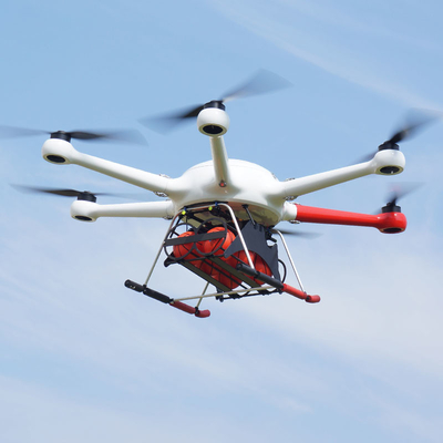 Uav ανελκυστήρων ινών άνθρακα 160MP 30KG βαριά προσβολή του πυρός 10m/S
