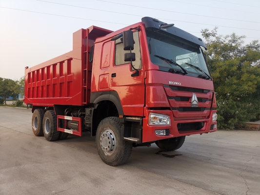 385HP ΕΥΡΩ 3 χρησιμοποιημένα απόρριψη βαρέων καθηκόντων φορτηγά ZZ3257N3847C1 Howo 6x4