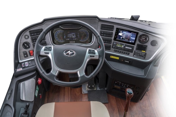 Higger 11m λεωφορείο 6 λεωφορείων πολυτέλειας 53 Seater χειρωνακτικό VIP λεωφορείο ταχύτητας